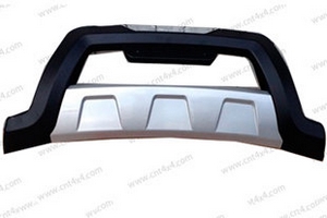 Защитная накладка на передний бампер OEM-Tuning Lifan X60 2011-2019 ― Auto-Clover