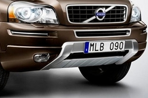 Защитная накладка на передний бампер OEM-Tuning Volvo XC90 2002-2014 ― Auto-Clover