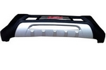 Защитная накладка на передний бампер OEM-Tuning Mitsubishi ASX 2010-2019