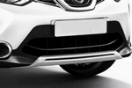 Защитная накладка на передний бампер OEM-Tuning Nissan Qashqai 2014-2019