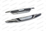 Защитная накладка на передний бампер (вариант 1) OEM-Tuning Hyundai ix35 2009-2015