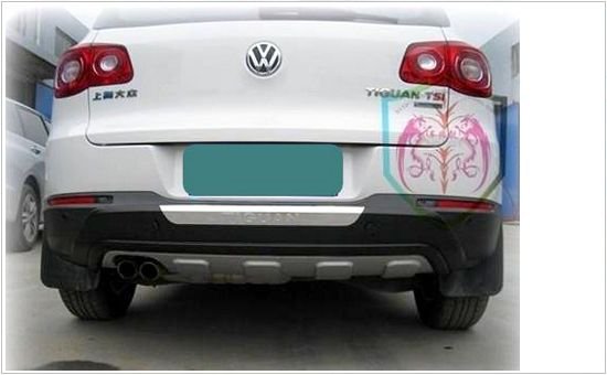 Защитная накладка на задний бампер OEM-Tuning Volkswagen Tiguan I 2008-2016 no.13801