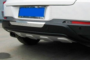 Защитная накладка на задний бампер OEM-Tuning Volkswagen Tiguan I 2008-2016 ― Auto-Clover
