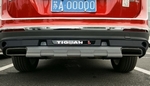 Защитная накладка на задний бампер OEM-Tuning Volkswagen Tiguan II 2016-2019