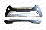 Защитная накладка на задний бампер (вариант 1) OEM-Tuning Toyota RAV4 2013-2019