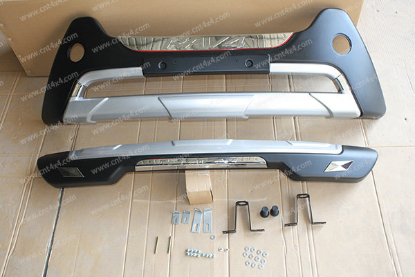 Защитная накладка на задний бампер (вариант 1) OEM-Tuning Toyota RAV4 2013-2019 no.9283