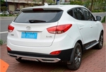 Защитная накладка на задний бампер (вариант 1) OEM-Tuning Hyundai ix35 2009-2015