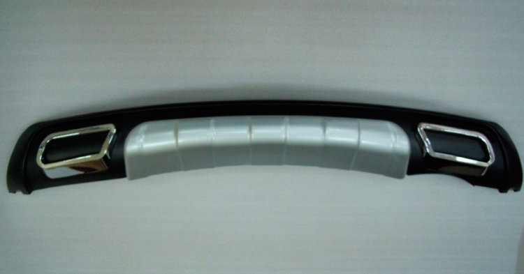Защитная накладка на задний бампер (вариант 3) OEM-Tuning Hyundai ix35 2009-2015 no.9384
