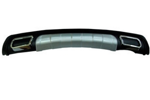 Защитная накладка на задний бампер (вариант 3) OEM-Tuning Hyundai ix35 2009-2015 ― Auto-Clover