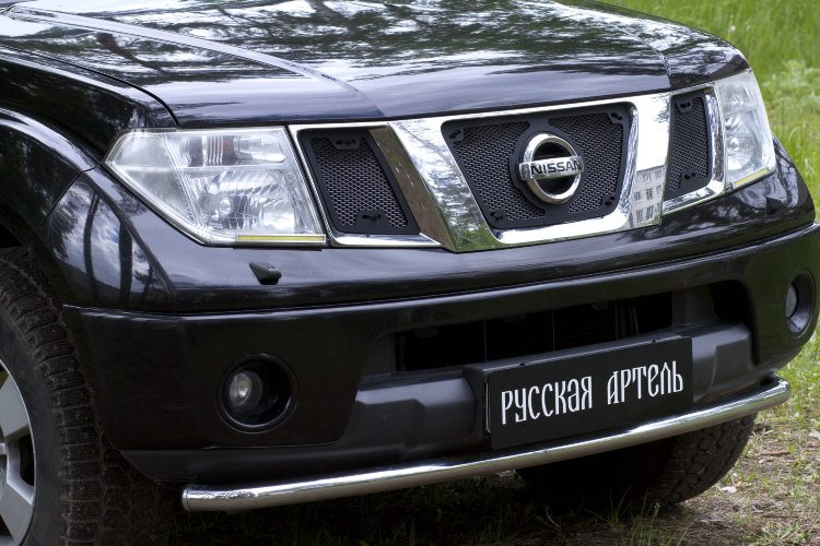 Защитная сетка решетки переднего бампера Русская Артель Nissan Almera 2002-2009 no.18550