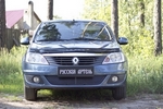 Защитная сетка решетки переднего бампера Русская Артель Renault Logan 2004-2012