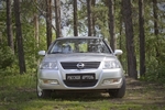 Защитная сетка решетки переднего бампера Русская Артель Nissan Almera 2002-2009