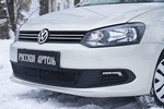 Защитная сетка решетки переднего бампера Русская Артель Volkswagen Polo V 2009-2019