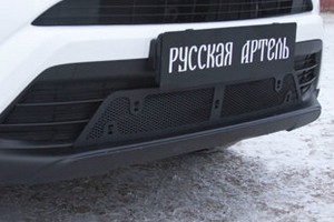 Защитная сетка решетки переднего бампера Русская Артель Toyota RAV4 2013-2019 ― Auto-Clover