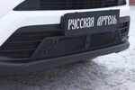 Защитная сетка решетки переднего бампера Русская Артель Toyota RAV4 2013-2019