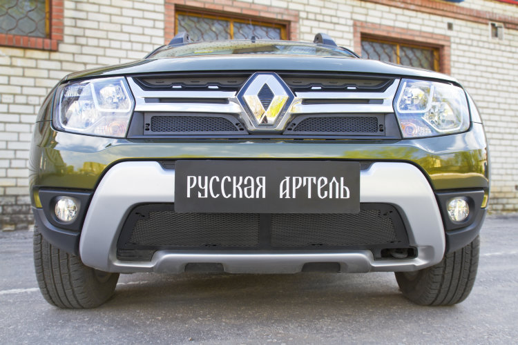 Защитная сетка решетки радиатора Русская Артель Renault Duster 2011-2019 no.18432