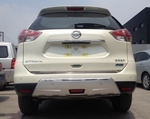 Защитные накладки на бампер OEM-Tuning Nissan X-Trail 2014-2019