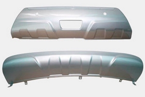 Защитные накладки на бампер OEM-Tuning Nissan X-Trail 2014-2019 ― Auto-Clover