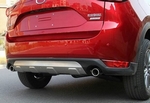 Защитные накладки на бампер стальные OEM-Tuning Mazda CX-5 2017-2019