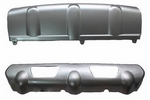 Защитные накладки на передний и задний бампер OEM-Tuning Nissan X-Trail 2007-2014
