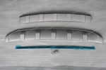 Защитные накладки на передний и задний бампер OEM-Tuning Hyundai ix35 2009-2015